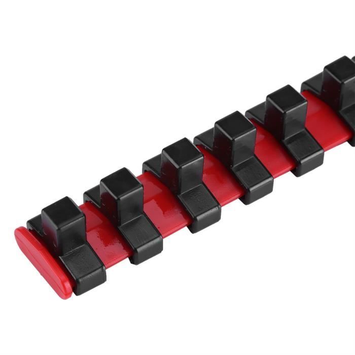 3 PCS 1/4" 3/8" 1/2" Socket Plateau Rail Rack Support Stockage Organisateur Étagère Support