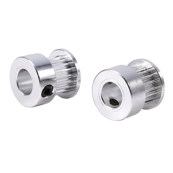 2 Pi ces Poulie 20 Dents 8mm Al sage 6mm Largeur 20T Courroie De 2-pi-ces-poulie-20-dents-8mm-al-sage-6mm-largeur-20t-courroie-de