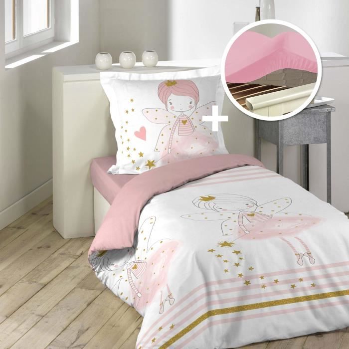 Housse De Couette 140X200 Tour Eiffel 3D Motif 3 Pièces Parure De Lit 1 Personne Enfant Ado