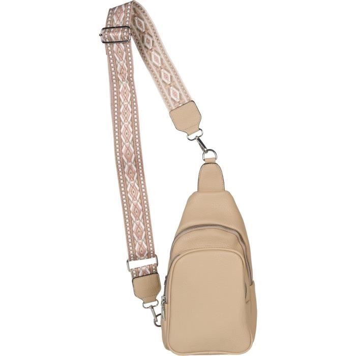 Sac Bandoulière Convertible étanche Femme - 2 En 1 Sac à Dos Et Sac Poitrine Antivol Pour Travail, Voyage, école