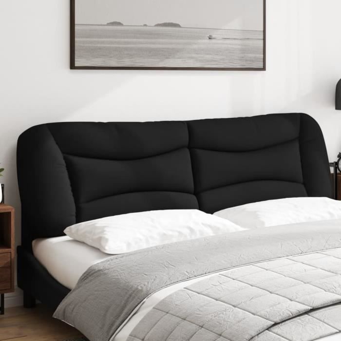 Coussin de tête de lit - ESTINK - CQ019 - Noir - 180 cm - Tissu 100% polyester