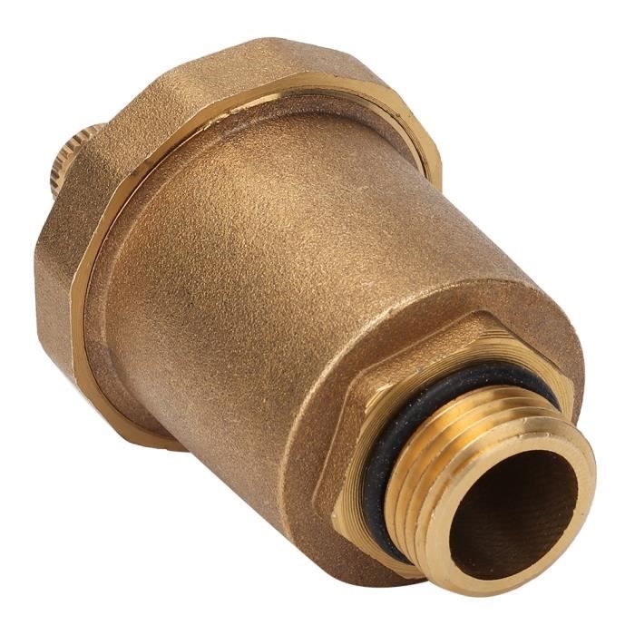 Vanne De Purge Automatique En Laiton 3/4 Filetage Extérieur | Pour Chauffe-eau Solaire, Chauffage, Soupape De Surpression