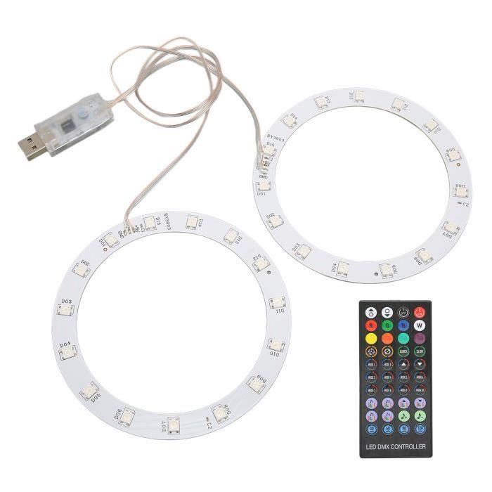 Kit de bande lumineuse LED RVB pour PS5 - HEG - Sync Music Game Sound - 8 couleurs - 400 effets d'éclairage