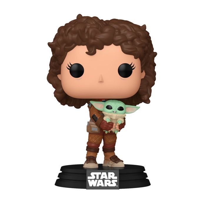 Star Wars : The Mandalorian Figurine POP! Peli Motto WGrogu - vue 5