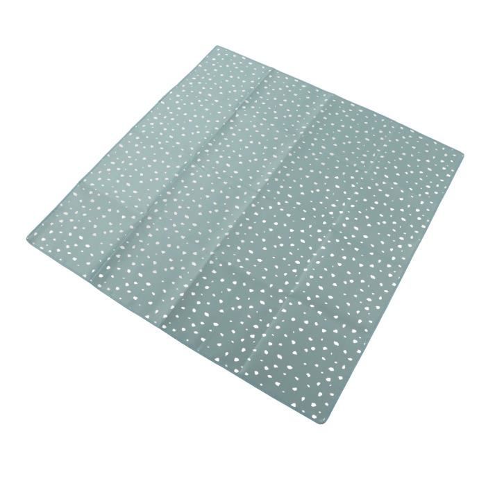 Tapis Anti-Éclaboussures Pour Chaise Haute Bébé - Rond, Imperméable Et Antidérapant, Protection Sol Arc-en-Ciel