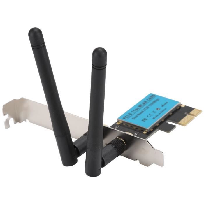 Carte WiFi Mini pcie sans fil RTL8723DE-VB-CG Carte réseau 802.11n 150Mbps WLAN+BT v4.2 Carte WiFi demi pour ordinateur portable, PC de bureau, tablette