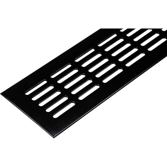 Lot De 2 Grilles D’Aération Aluminium Doré – 40 X 300 Mm – Pour CVC