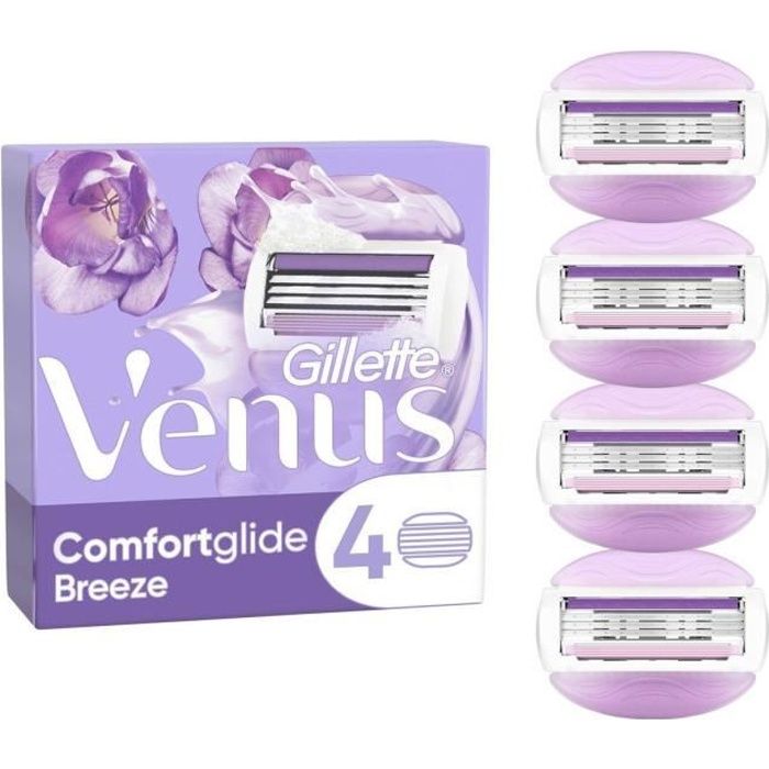 Gillette Venus - 4 lames de rasoir ComfortGlide Breeze