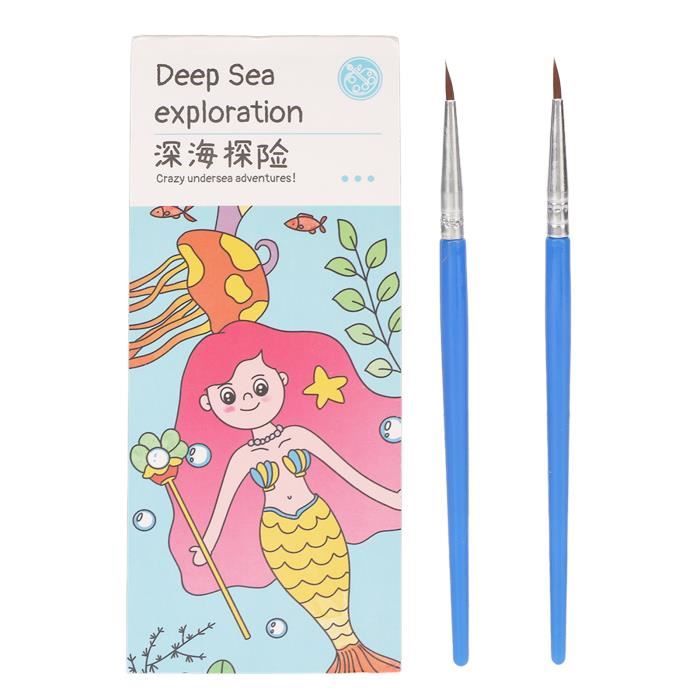 JoyCat Lot De 2 Livres De Peinture à L'Eau – Aquarelle Portable 3 En 1, 20 Pages Chacun – Activité Créative En Voyage Ou Maison