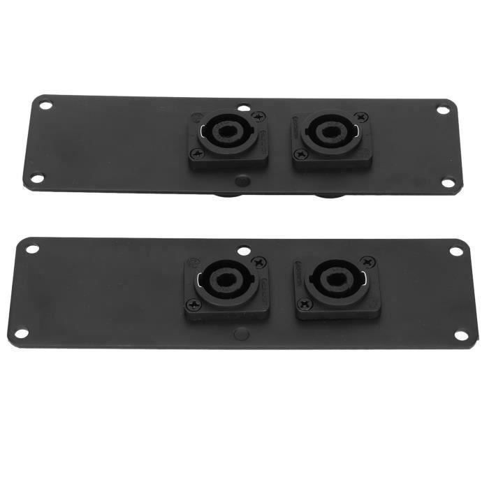 DT04847Plaque de prise de hautparleur en métal Plaque jack pour haut