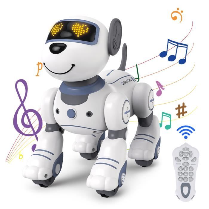 Robot interactif mobile et joueur chien