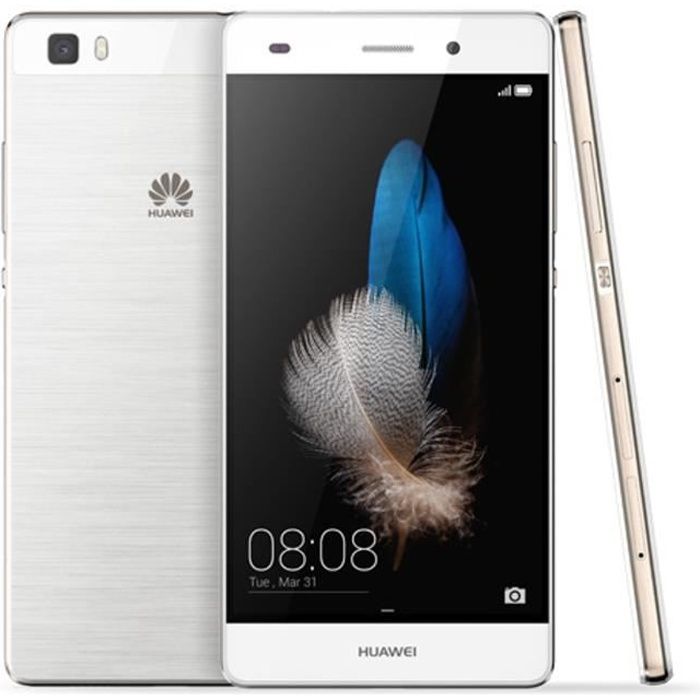  T&eacute;l&eacute;phone portable Huawei P8 Lite Blanc pas cher