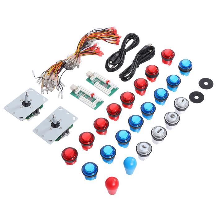 Contrôleurs J et MD - manette de jeu classique filaire USB, 2 pièces, pour Raspberry Pi, Windows