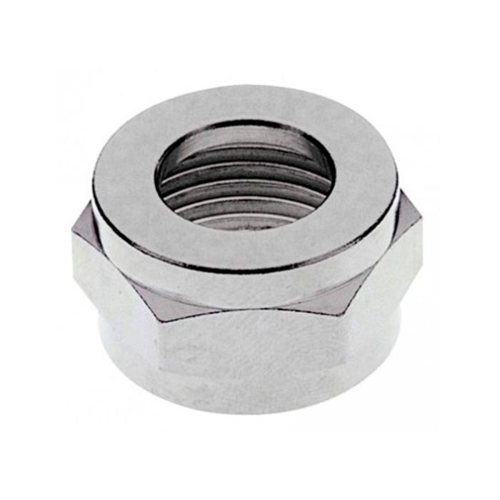 12Pcs M10x1.25mm à fil métrique acier inox 304 contre-écrous hexagonaux