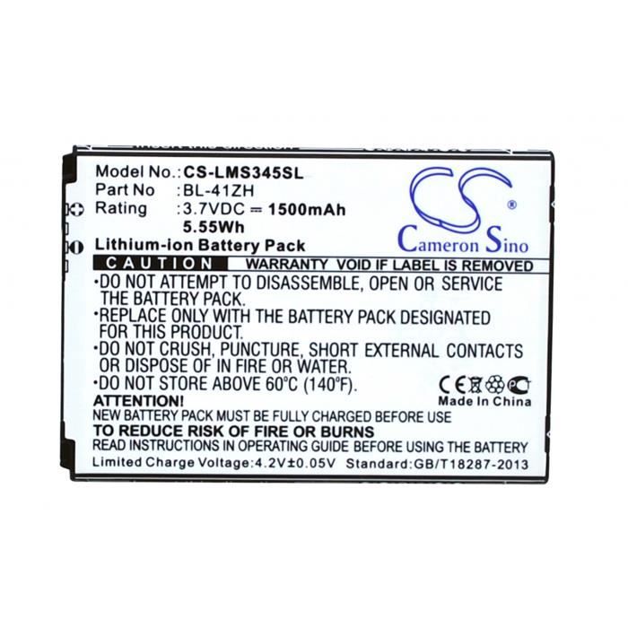Batterie 3.7V 190mAh Li-Po pour scanner codes-barres OPTICON (OPN-2001