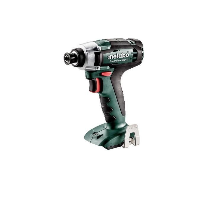 Visseuse à choc Metabo PowerMaxx SSD 12 12V 115 Nm Sans batterie ni chargeur