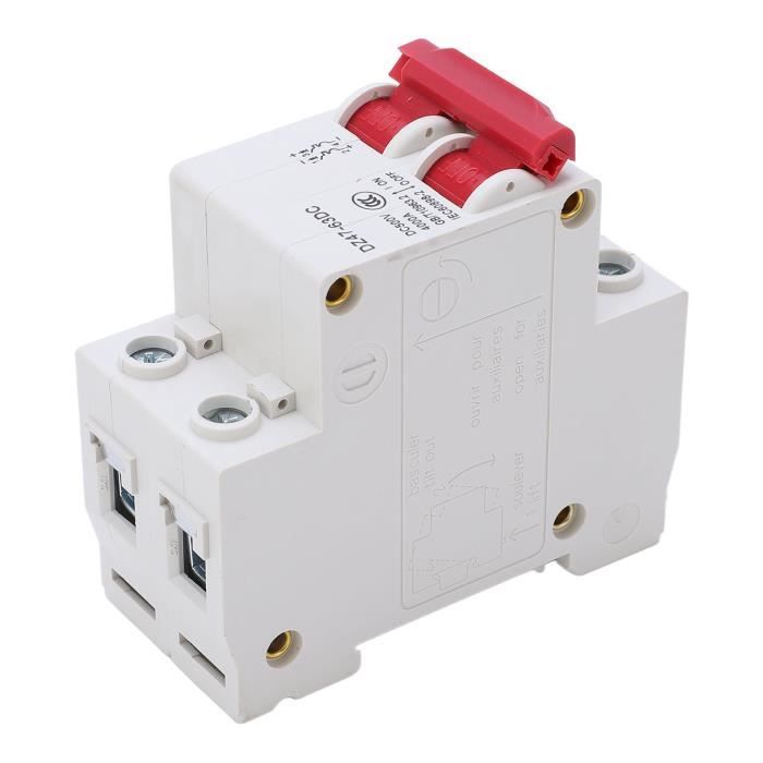 Disjoncteur Fuite Miniature 230V - 6A Ou 16A - 2 Voies MCB - Boîtier étanche Ignifuge - Protection Surcharge Et Court-circuit - 14
