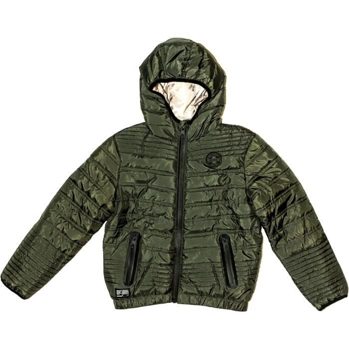 doudoune kaki enfant