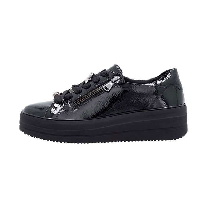 Basket Cuir Remonte Lagro - Noir