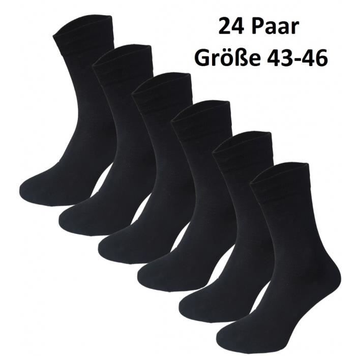 ② paire de chaussette gris/noir taille 43/46 — Chaussettes & Bas