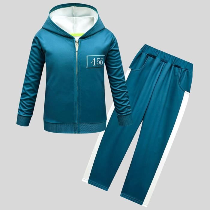 Pantalon OAIXIUR Squid Game Survêtement 067 212 240 456 Sportswear Filles Garçons Ensemble 2 Pièces Pull