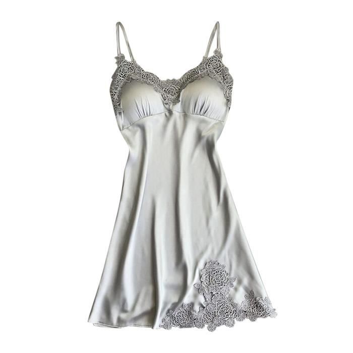 Sasaquoy Nuisette Deshabille Ensemble de chemise de nuit pour