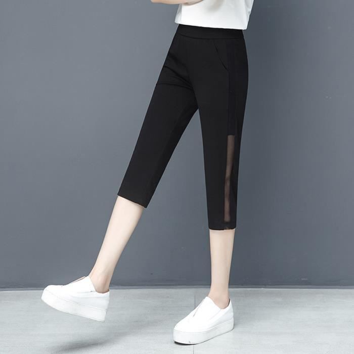 Pantalon Jogging Femme CheChury - Coton/Lin, Taille Haute, Poches | Confort Yoga Et Décontracté