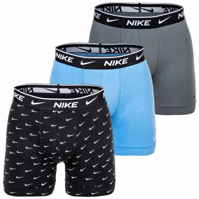 3 Boxers Homme Nike Noir/Gris/Blanc