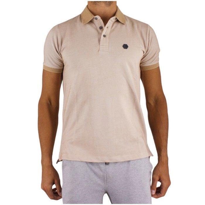 Cerruti 1881 Polo manches courtes logo gomme Anghiari Beige Homme Beige - Cdiscount Pr??t-?�-Porter