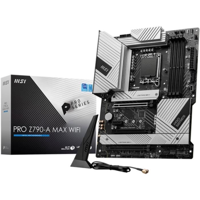 Carte mère – MSI – PRO Z790-A MAX WIFI Intel Z790 LGA 1700 ATX