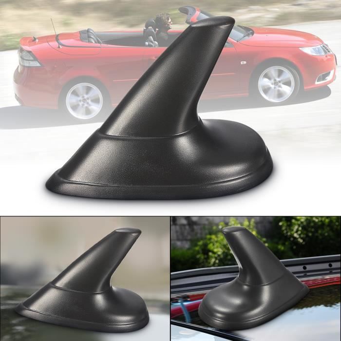 Antenne De Toit Factice Décorative ABS Pour Saab 9-3 9-5 - Noir Mat - Imperméable - Installation Facile Sans Perçage - 10