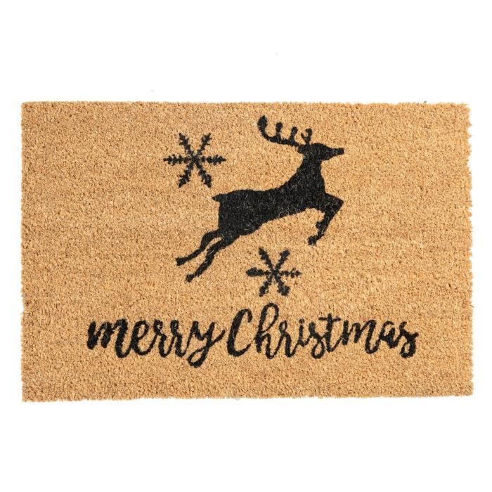 VIKAMA tapis de noël cadeau tapis rouge festif doux salon tapis pour