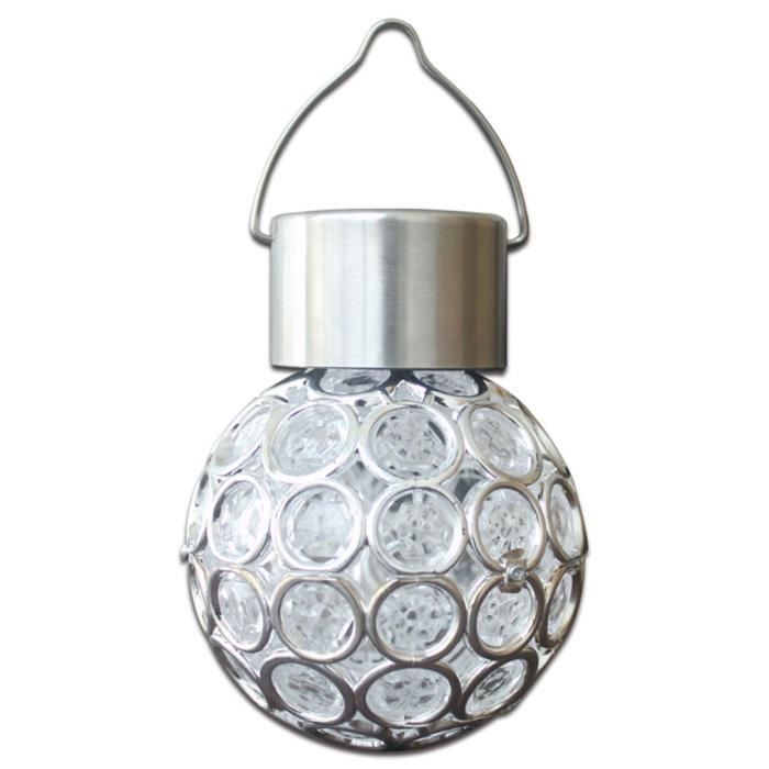 Lumière Suspendue Solaire En Rotin - Abat-jour Tressé, Télécommande, étanche IP44, Pour Jardin, Terrasse, Balcon - 2