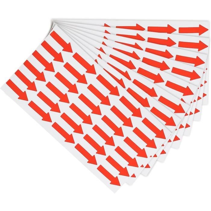 Petit Fl che Autocollant tiquette 1 2X0 5 180 Pcs Adh sif Couleur petit-fl-che-autocollant-tiquette-1-2x0-5-180-pcs-adh-sif-couleur