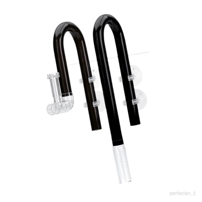 Meilleurs prix pour Tube pour Aquarium, écumoire aquatique, tuyau d'entrée/sortie, accessoires plantés, écumoire réglable 12/16mm 16mm Noir
