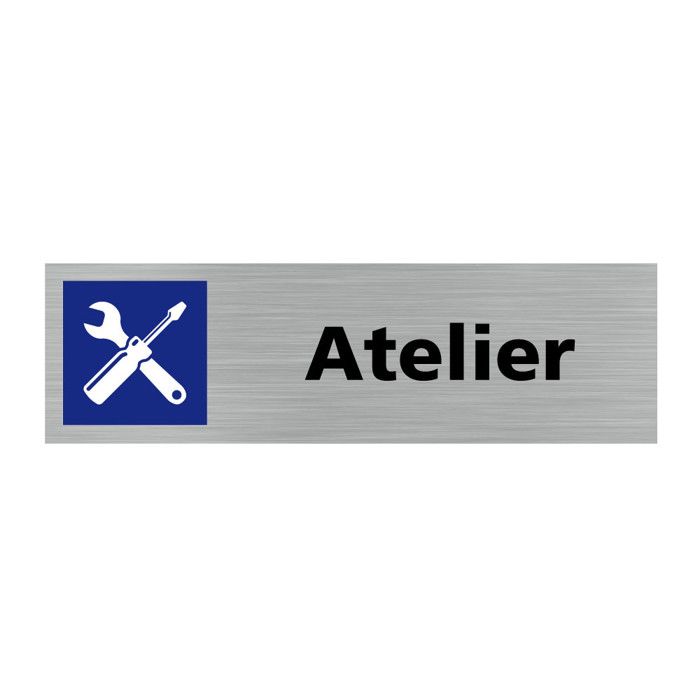 Ofform Plaque De Porte Nurserie – Aluminium Brossé Ø 100 Mm – Adhésif Résistant UV – Fabriqué En Allemagne