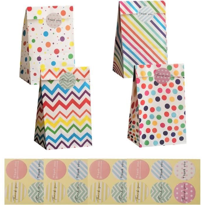 Sacs De Fête Citron - Lot De 12 Pour Bonbons, Popcorn, Décoration Anniversaire, Babyshower