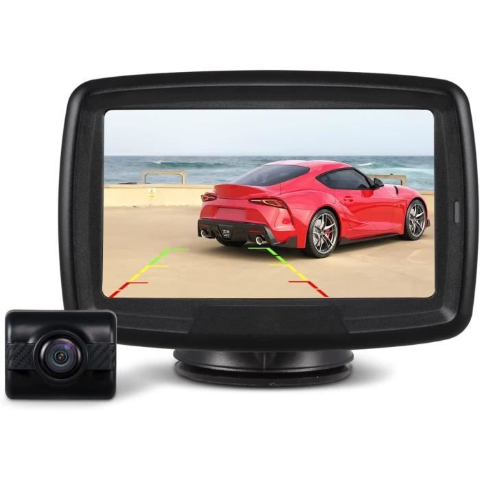 AUTOVOX TD2 Caméra de Recul Numérique sans Fil, Camera de Recul Voiture avec Ecran LCD 4,3