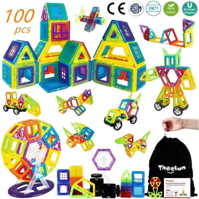 Harry Potter Jeux Construction Magnétique McDou 80 Pièces - Jouet
