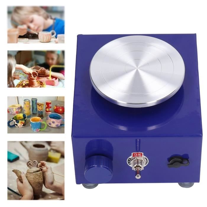 Roue De Poterie Pour Enfants - Mini Tour De Poterie Électrique Avec Kit Complet Pour 6-12 Ans