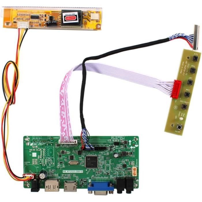 KIT DE CARTE contrôleur moniteur LCD HDMI VGA pour LP089WS1-TLA1/TLA2/TLB1 1024X600 EUR 25,16