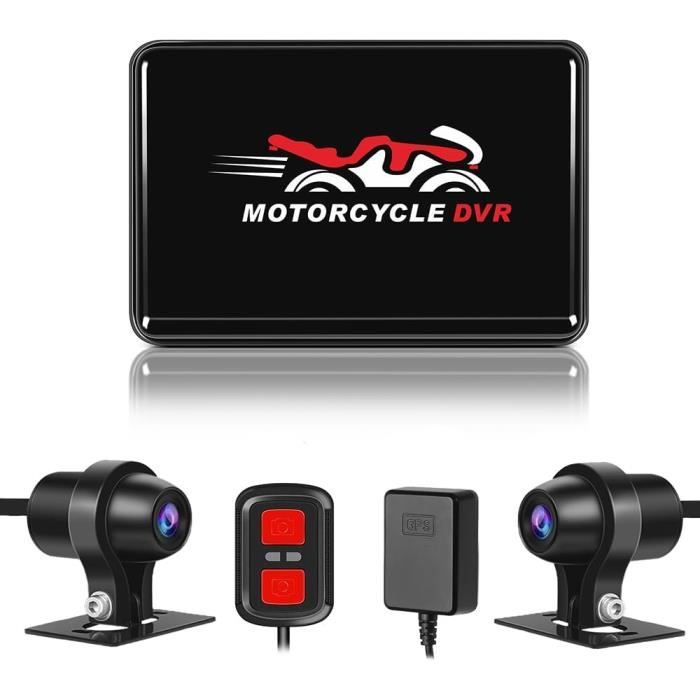 Dashcam Moto OBEST - 1080p, Grand Angle 120°, Étanche IP65, WiFi, Enregistrement En Boucle, Vision Nocturne - 5