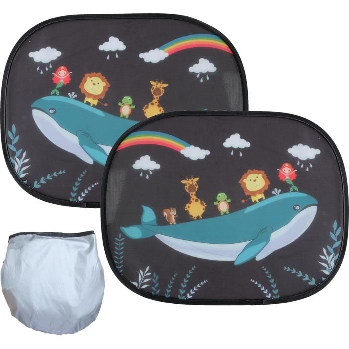 Pare-soleil Voiture LEWONPO - 2 Pièces, 48x32.5 Cm, Avec Ventouses Et Sac
