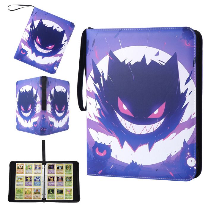 Classeur Album Pokémon 900 Cartes, Cahier Range Carte Pokémon 50 Pages, Classeur Cartes à