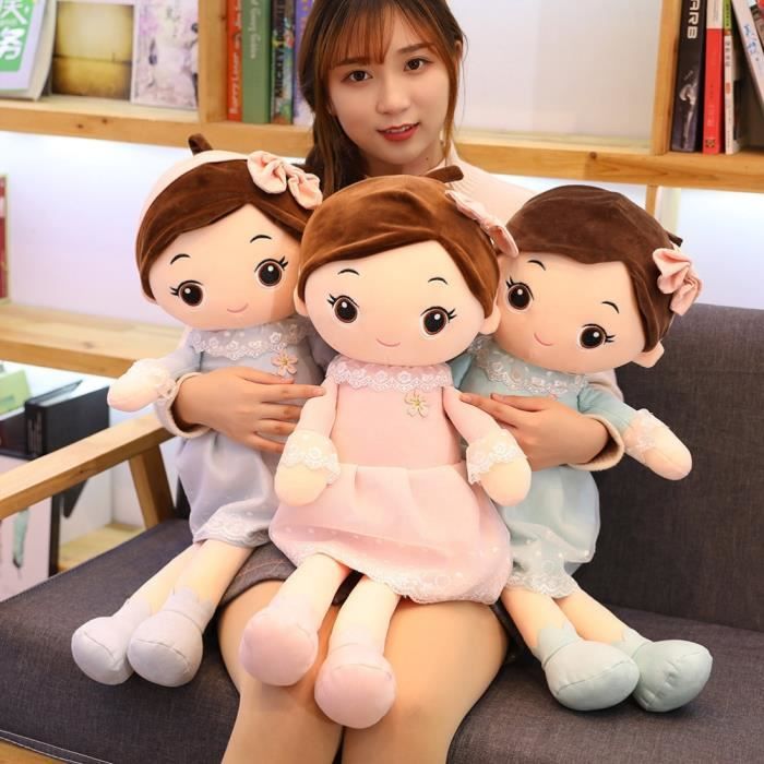 VBESTLIFE jouet de poupée de chiffon Poupées de chiffon mignonnes de 40cm, jouet de couchage exquis pour filles, vente chaud