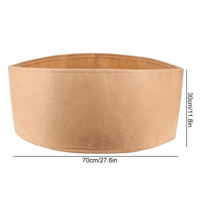 Sac De Culture Respirant Seika - Idéal Pour Balcon, Jardin Ou Cour - Noir - Plusieurs Tailles