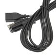 vhbw Câble adaptateur AUX USB en Y pour radio de voiture compatible avec Audi A1, A3, A4, A5, A6, A8, Q5, Q7, TT, MMI 3G-System-1