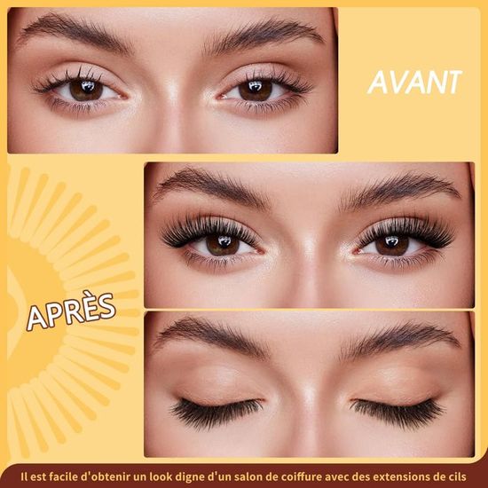 QUEWEL Magnet-Wimpern – Wiederverwendbar, Ohne Kleber, Inkl. Applikator