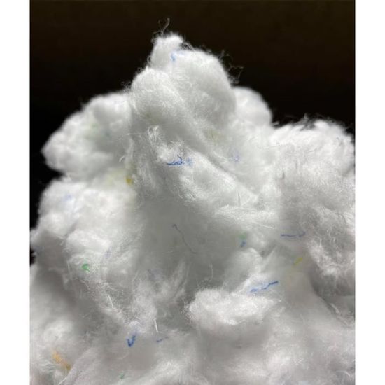 Ouate De Rembourrage Microfibre - 12 Kg, Blanc - Pour Coussins, Peluches, Housses De Bouillotte - Lavable à 40°C - 10