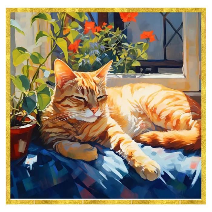 EOBROMD Peinture Numéros Adulte Cactus, DIY Paysage Peinture Acrylique pour Adultes Débutants sans Cadre, Fleurs Motifs comme Cadeau et Décoration 40x50cm